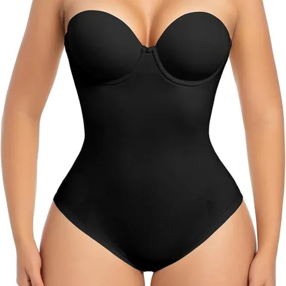 Slimers Strapless Shapewear Seamless Bodysuit